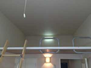 ロフト部分のクロスを変更するだけで収益、入居率UPしました